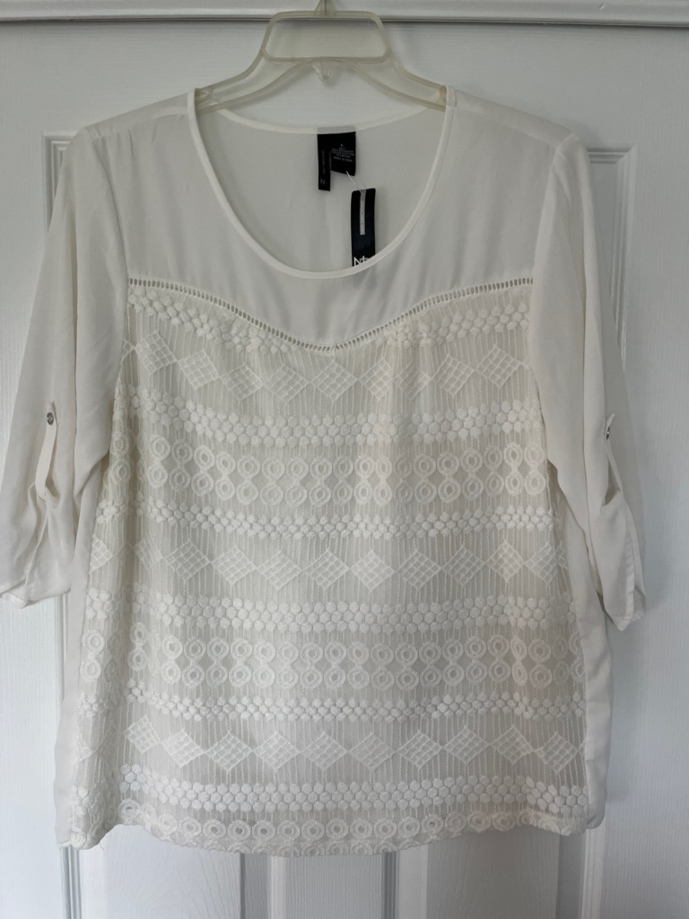 Lace, Feminine Blouse by New Directions NWT